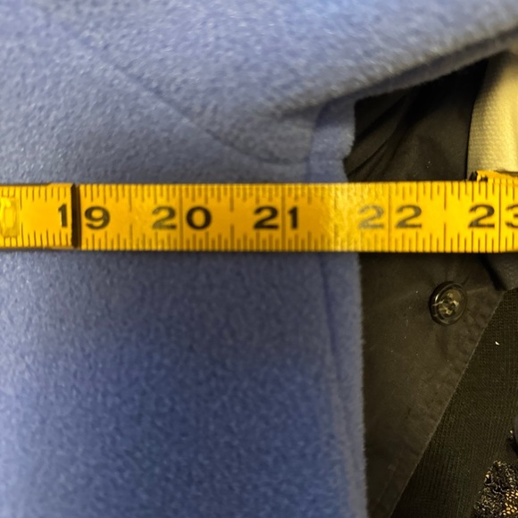 Janska Chic Women's Blue Fleece Coat - Picture 6 of 6